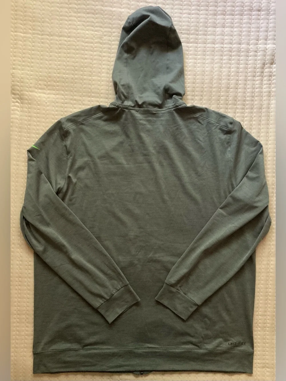 Seattle Seahawks Nike Full Zip Hoodie Jacket Men’s XL Gray On Field Dri Fit NFL